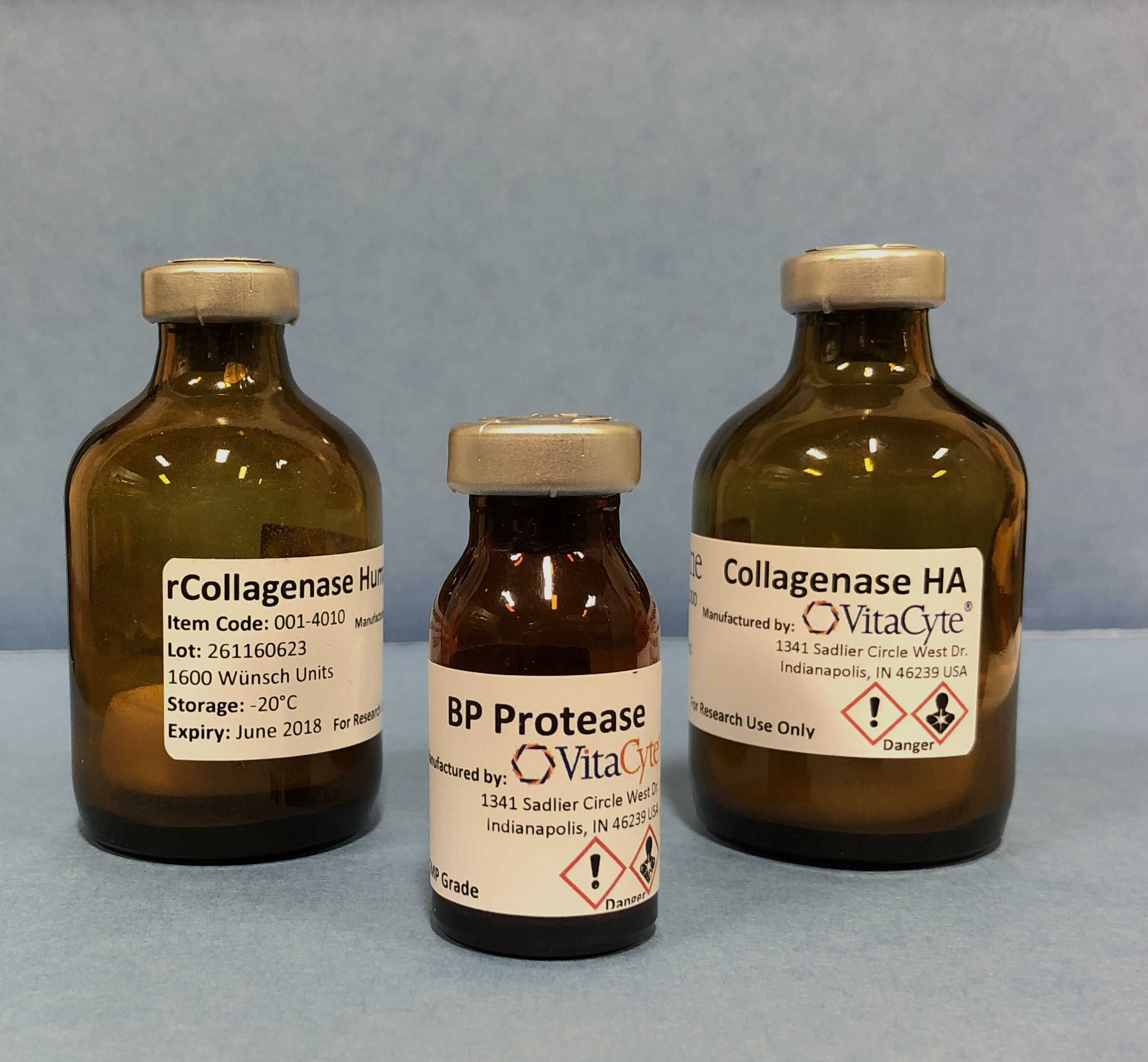 collagenase bottles New Insights for Using Purified Enzymes in Human Islet Isolation