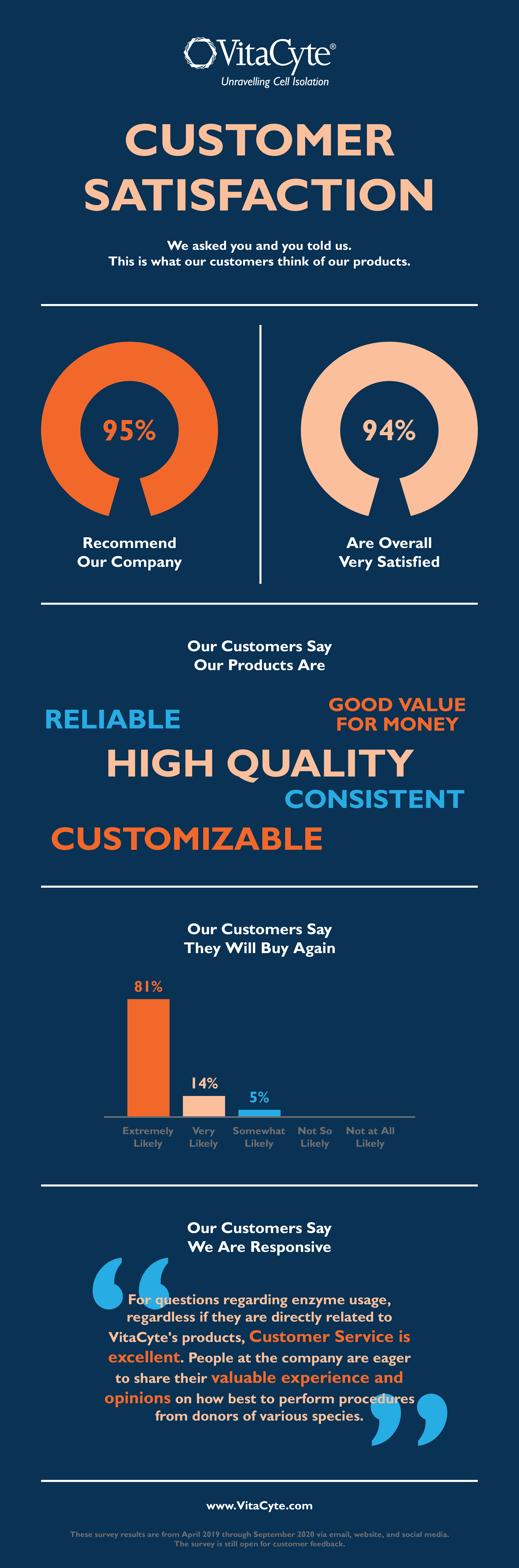 Customer satisfaction infographic
