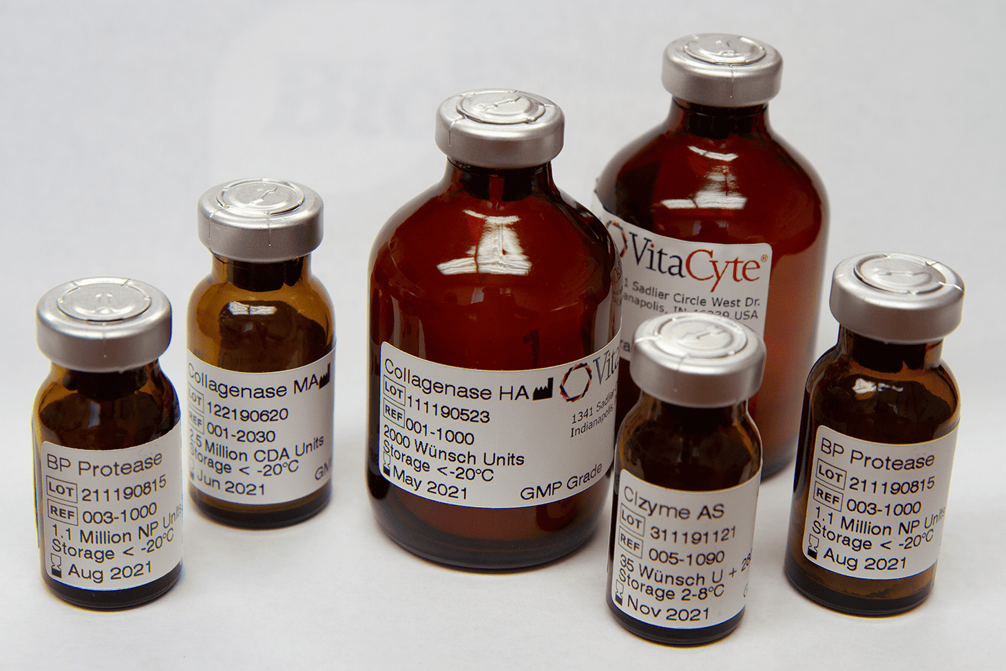 Enzyme vials Replace Liberase™ with VitaCyte Enzymes