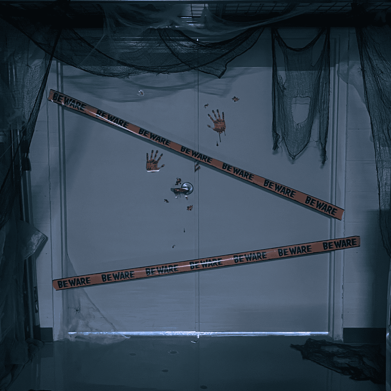 dark spooky door