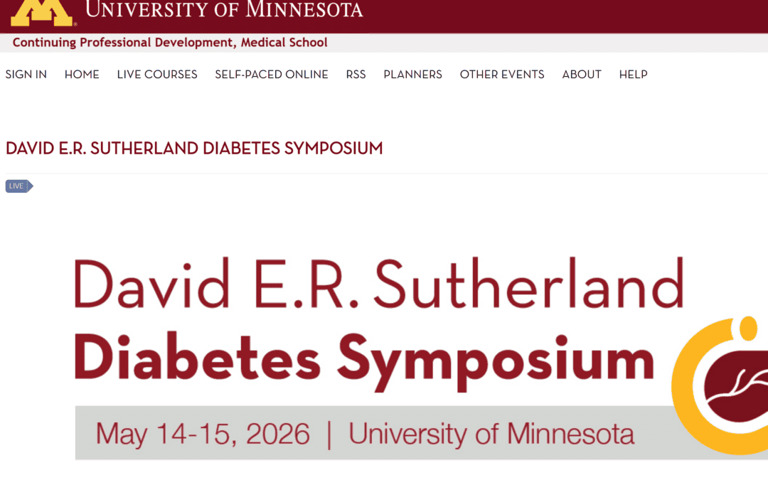 David E.R. Sutherland Diabetes Symposium 2026